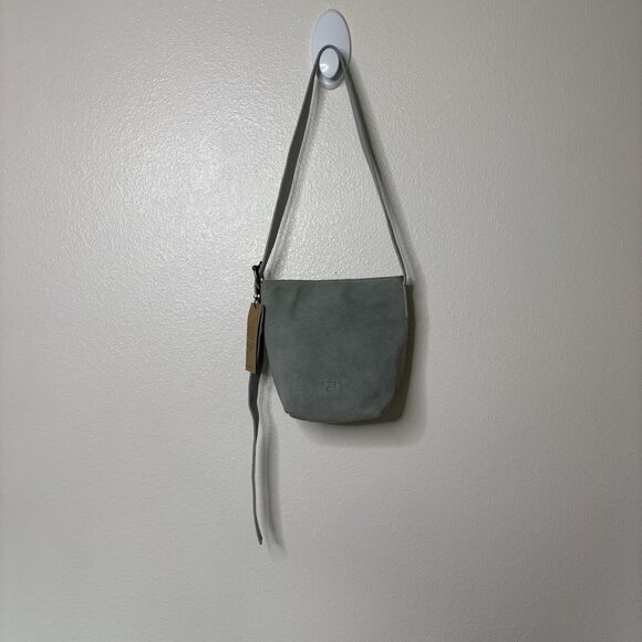 Margot New York Handbags - Margot New York Leather Suede Kaye Mini Bucket Bag